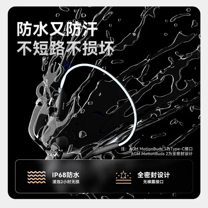 AGM Motionbuds 骨传导耳机