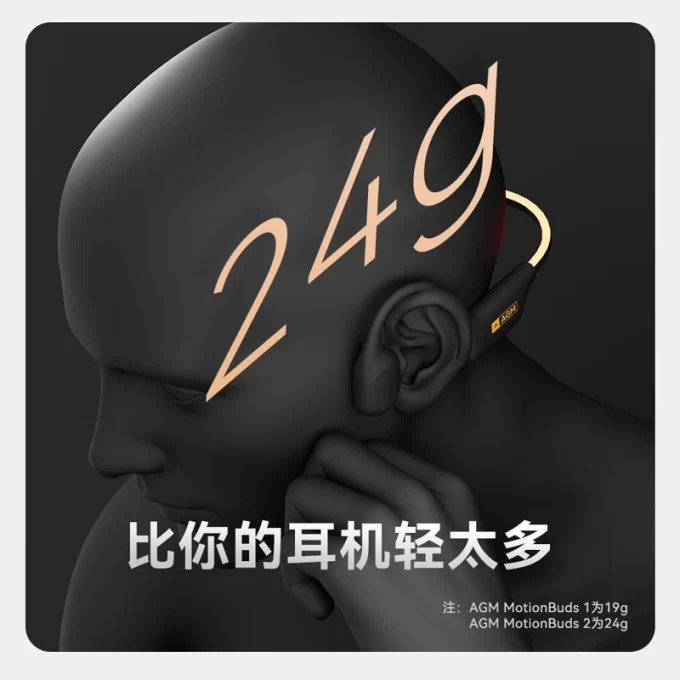 AGM Motionbuds 骨传导耳机